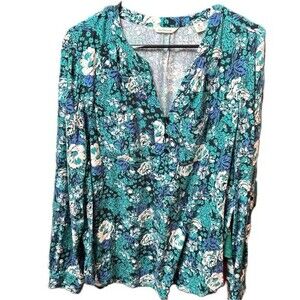 Westbound Floral Print Size Medium Top‎ Blouse